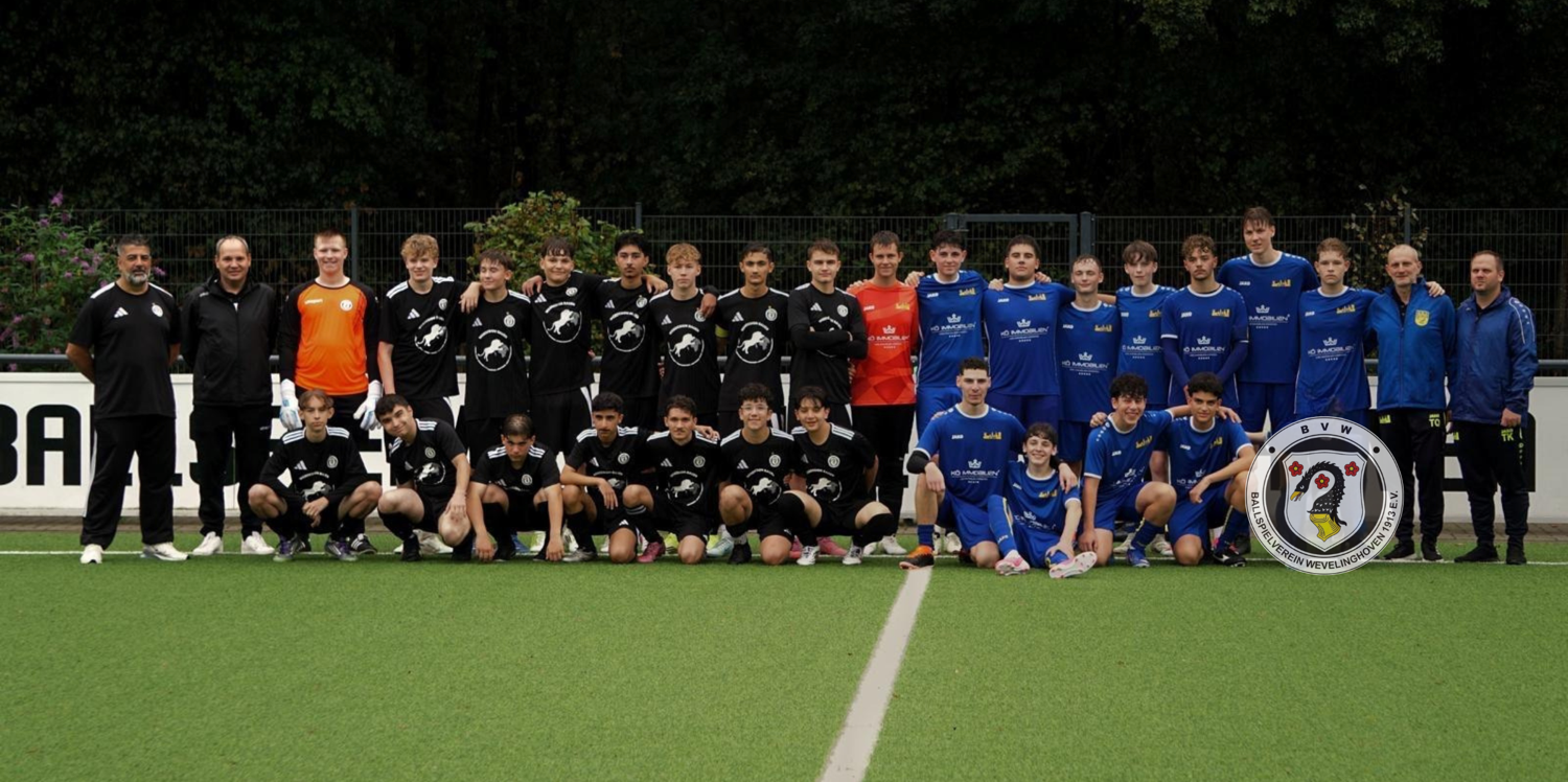 Spielbegegnung BVW B2 gegen FC Zons