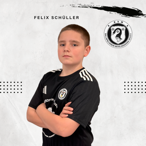 Spieler Felix Schüller des BV-W Jugendgruppe C1