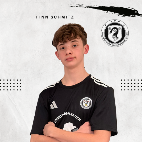 Spieler Finn Schmitz des BV-W Jugendgruppe C1