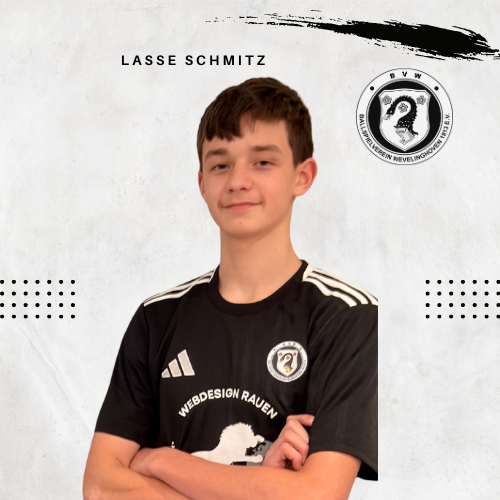 Spieler Lasse Schmitz des BV-W Jugendgruppe C1